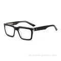 Dicke männliche Acetat optische Rahmen Brille